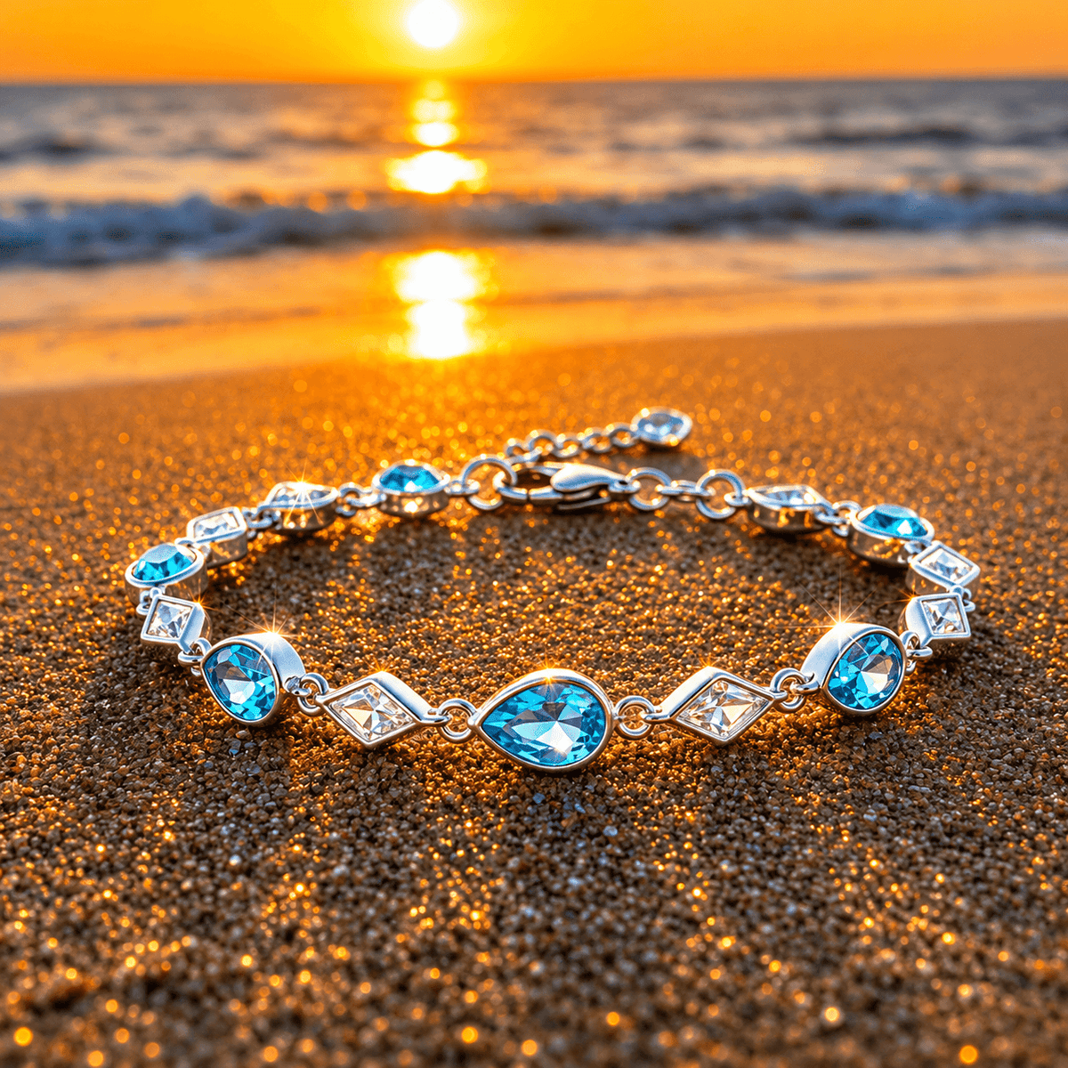 Βραχιόλι Ocean Blue Tear Glow