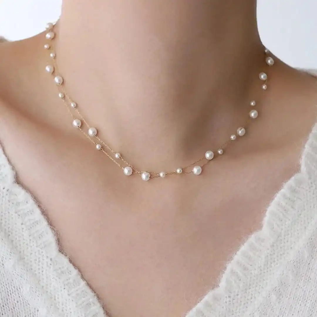 Κολιέ Choker με Αλυσίδα και Μαργαρίτες