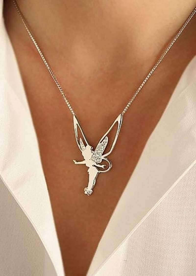Χρυσό κολιέ με κρεμαστό βίντεο