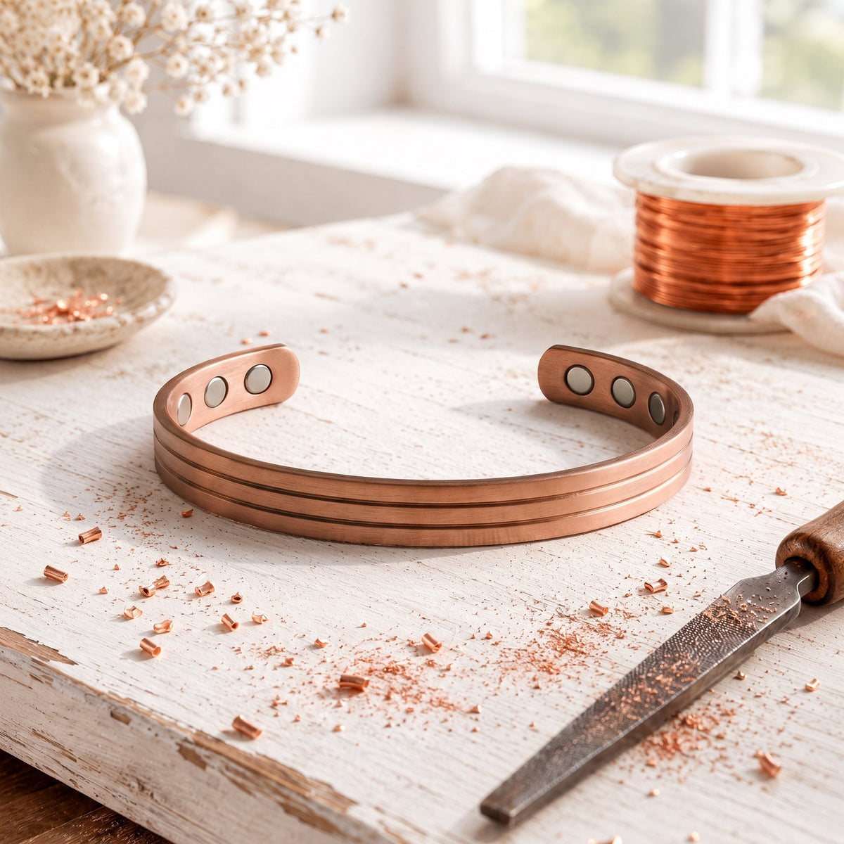 Βραχιόλι χάλκινο Αυλάκι