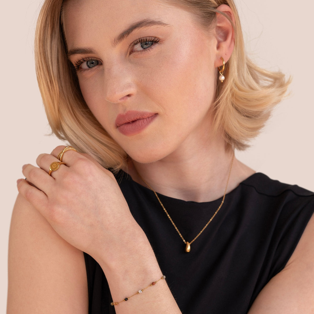 Βραχιόλι από Πέτρες με Χάντρες Lulu