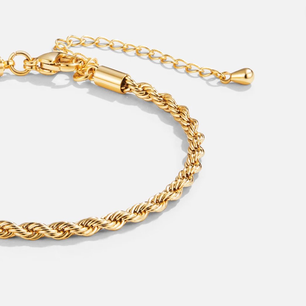 Βραχιόλι Twisted σε Χρυσό 18K