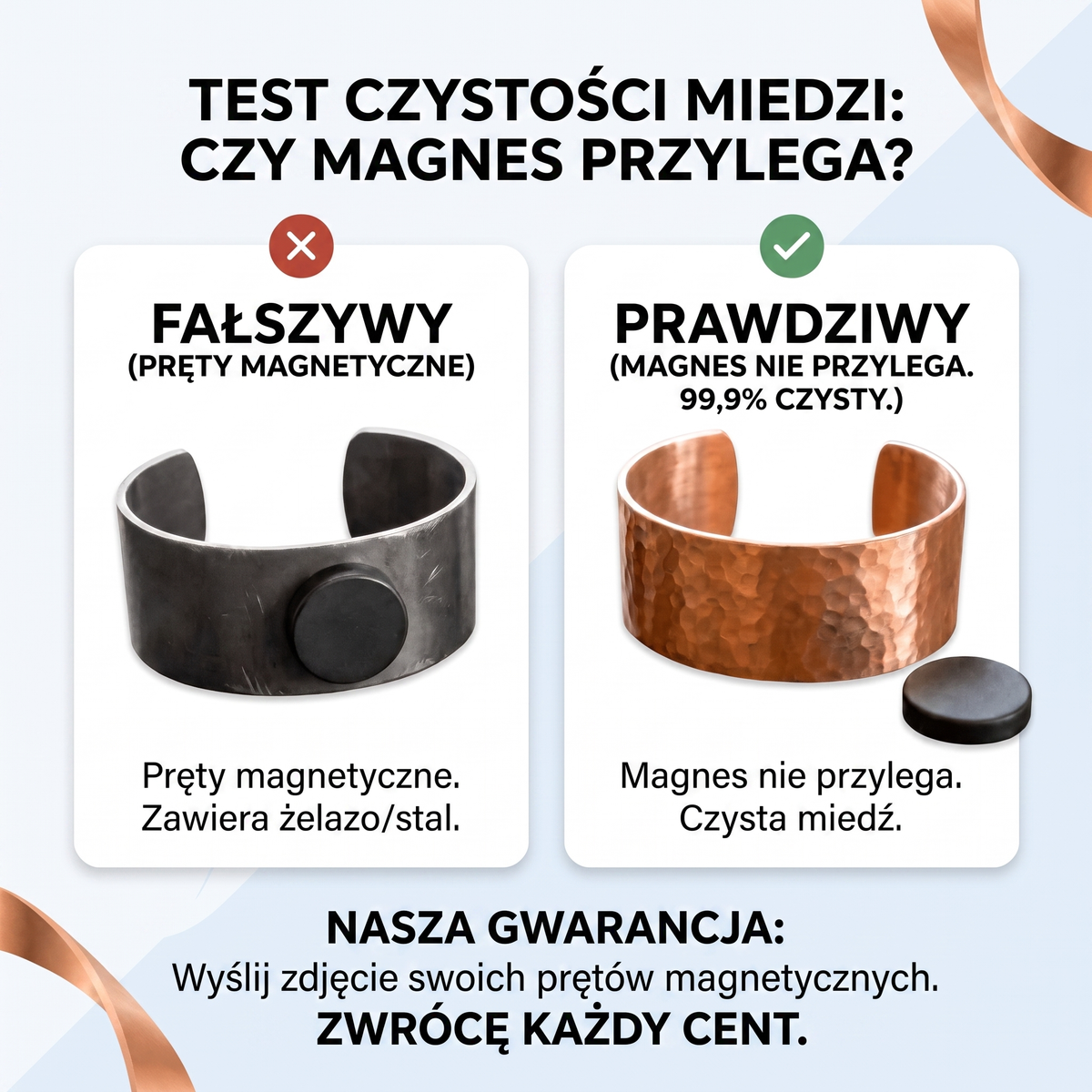 Χάλκινο βραχιόλι Naad